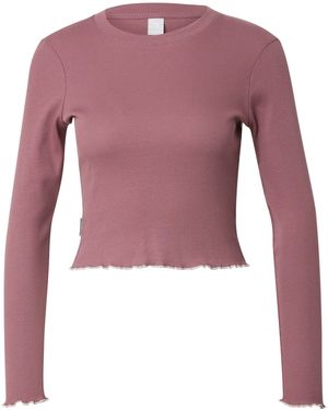 Iriedaily Langarmshirt Konti (1-tlg) Plain/ohne Details - Rot