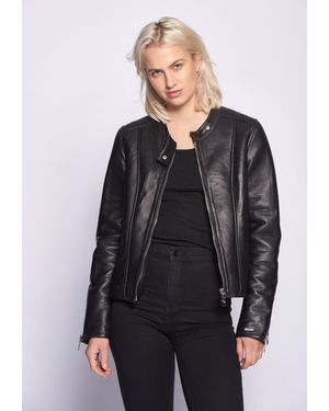 Maze Lederjacke 4201911 - Schwarz