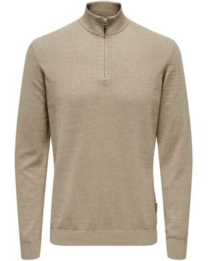 Only & Sons Strickpullover ONSLoui (1-tlg) - Natur