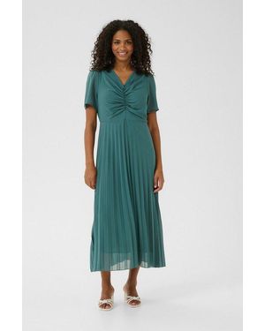 Kaffe Blusenkleid Kleid Kaevelyn - Grün