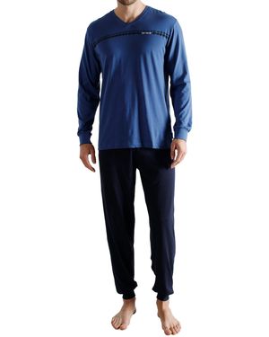 Tom Tailor Pyjama blau uni (1 tlg)