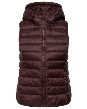 ONLY Steppweste Onlnewtahoe Hood Waistcoat Otw Noos Kunstfaser - Lila