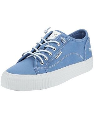 Mustang Sneaker Lederimitat/Textil Sneaker - Blau