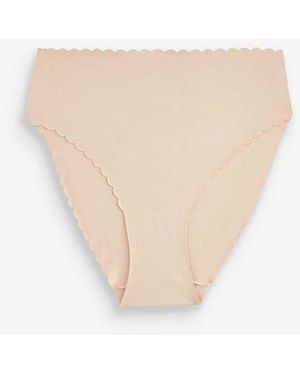 Next Maxislip Nahtlose Slips Mit Bogenkante (1-St) - Weiß