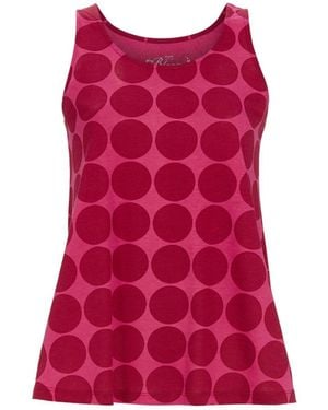 Ringella Pyjamaoberteil mit Polka Dots (1-tlg) - Rot