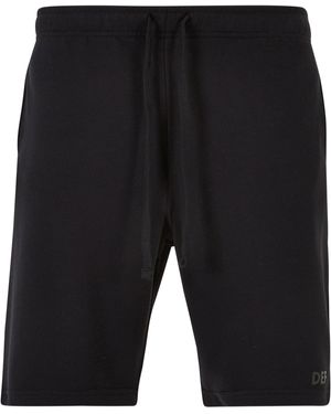 DEF Stoffhose Bobi Shorts (1-tlg) - Schwarz