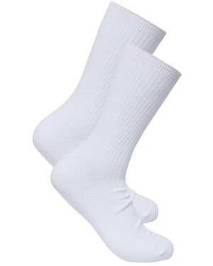 Only & Sons Freizeitsocken Onsbasic Rib Sock 2 Pack Noos (Packung, 2-Paar) Baumwollmischung - Weiß