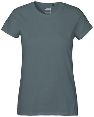 Neutral Rundhalsshirt Classic T-Shirt / 100% Fairtrade Baumwolle - Blau