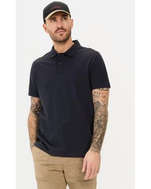 Camel Active Poloshirt aus Organic Cotton Shirts_Poloshirt - Blau