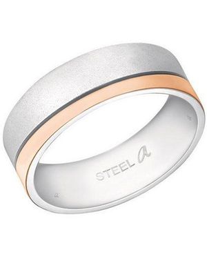 Amor Fingerring Ring Für Damen Und Herren, Edelstahl (Ring, 1-Tlg) - Schwarz