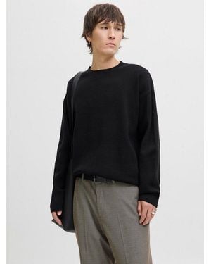 Jack & Jones Strickpullover Jprblabradfort Knit Crew Neck - Schwarz