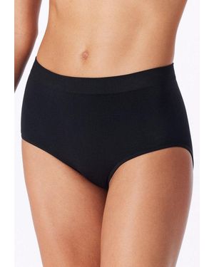 Schiesser Slip Classic Seamless Ohne Störende Seitennähte, Bequem, Nahtlos - Schwarz