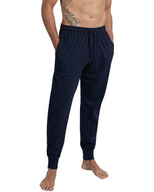 Ceceba Schlafhose Lange-Hose blau uni (1-tlg)