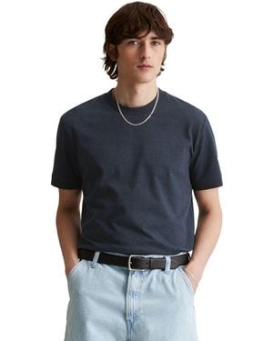 Marc O' Polo T-Shirt aus reiner Bio-Baumwolle - Blau