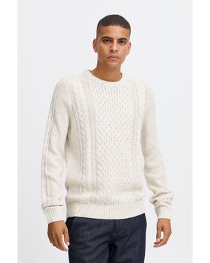 Blend Strickpullover BHPullover - Weiß