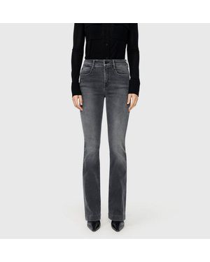 M·a·c Bootcut-Jeans Dream-Boot Gerade Geschnitten Mit Leicht Ausgestelltem Bein - Grau