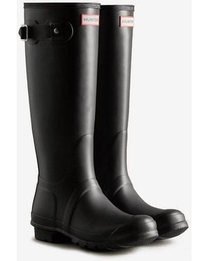 HUNTER Original Tall Gummistiefel Wasserdicht - Schwarz
