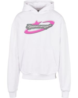 Upscale by Mister Tee Kapuzensweatshirt Speed Logo Hoodie (1-tlg) - Weiß