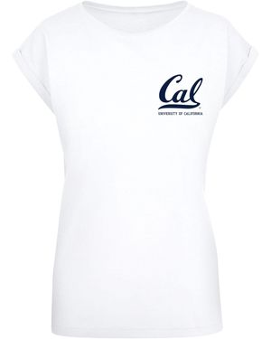 Merchcode Ladies Berkeley University - CAL T-Shirt (1-tlg) - Weiß