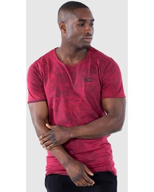 Smilodox T-Shirt Matrix 100% Baumwolle - Rot