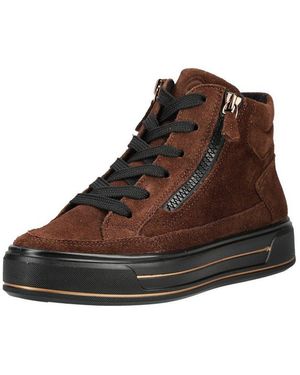 Ara Sneaker Veloursleder Schnürstiefelette - Braun