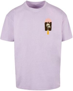 Merchcode T-Shirt Herren Summer - Lila