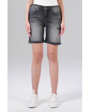 Miracle of Denim Jeansshorts Lucky Shorts - Grau
