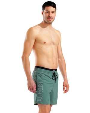 Arena Badeshorts M Elastic Band Beach Boxer - Grün