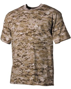 Max Fuchs AG US T-Shirt, halbarm, 170 g/m2 - Braun