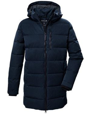 G.i.g.a. Dx Steppmantel Gw 10 Mn Qltd Prk Winddichter, Wasserabweisender Parka Mit Abnehmbarer Kapuze - Blau