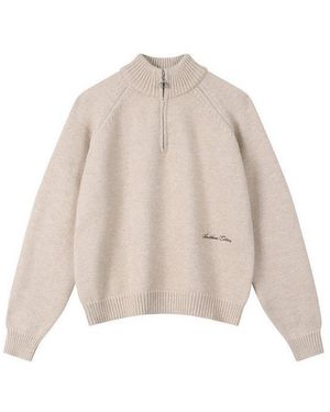 Another Cotton Lab Sweatjacke Another Pullover (1-Tlg) - Natur