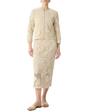 Comma, Strickjacke - Weiß