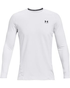 Under Armour ® Under Langarmshirt CG Armour Fitted Crew 1366068 - Weiß