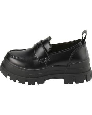Buffalo Damen Aspha Loafer Shoe Flat Trainingsschuh - Schwarz