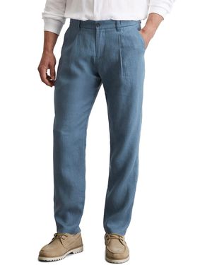 Marc O' Polo Leinenhose Osby jogger pleats - Blau