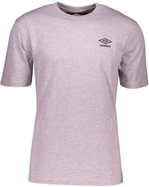 Umbro Core Small Logo T-Shirt Kurzarm-Shirts Baumwolle - Lila