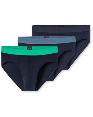 Schiesser Rioslip 3Pack Rio-Slip - Blau