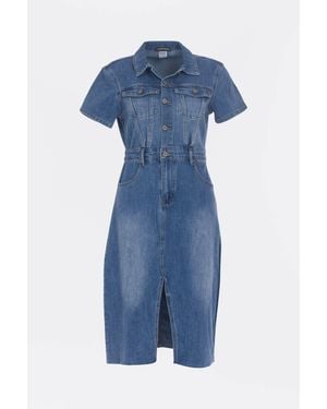 La Strada Jeanskleid - Blau