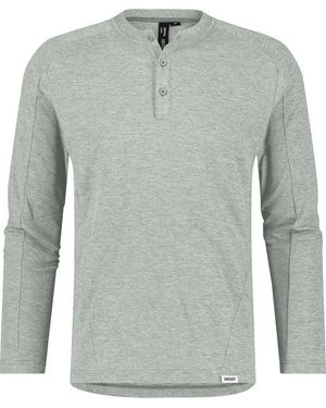 Dassy Rundhalspullover Henley Serengeti - Grau