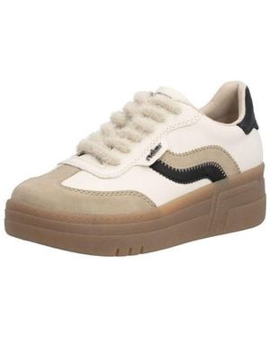 Rieker Sneaker Lederimitat Plateausneaker - Natur