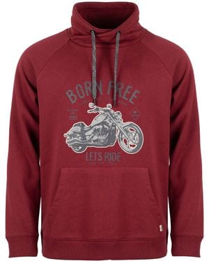 ROADSIGN australia Sweatshirt Motorcycle - Rot