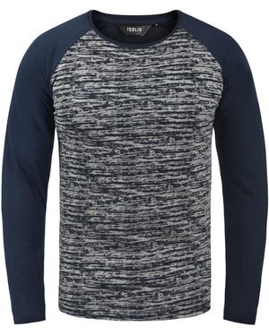 Solid Langarmshirt SDMevan Longsleeve - Blau