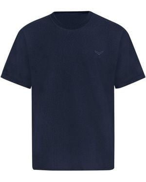 Trigema Heavy Oversized T-Shirt (1-tlg) - Blau