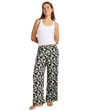 Roxy Culotte Midnight Avenue Crepe - Weiß