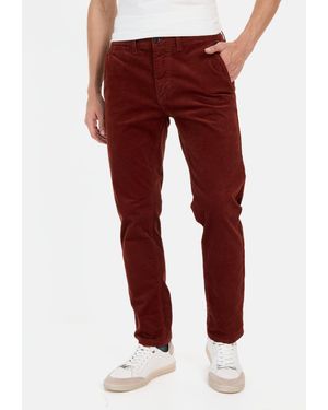 Camel Active Cordhose Cord Chino (1-tlg) - Rot