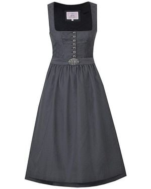 Marjo Dirndl Otterfing 70cm Länge asphalt - Grau