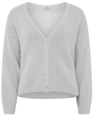 Zwillingsherz Cardigan "Uni" - Grau