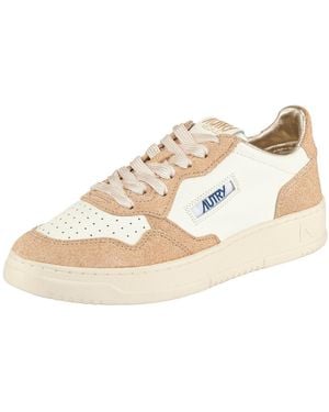 Autry Medalist Low Sneaker Aus Leder - Schwarz