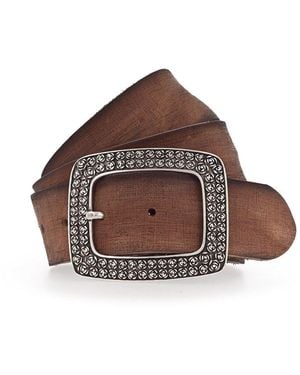 Vanzetti Ledergürtel 40Mm Belt Aus Echtem Leder - Braun