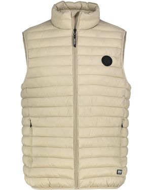Sublevel Funktionsweste Leichtes, gestepptes Design mit Stehkragen (1-tlg) H50076XB80130_Jacket - Natur